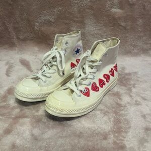 Converse Comme des Garçons Play x Chuck 70 Top High Multi Heart